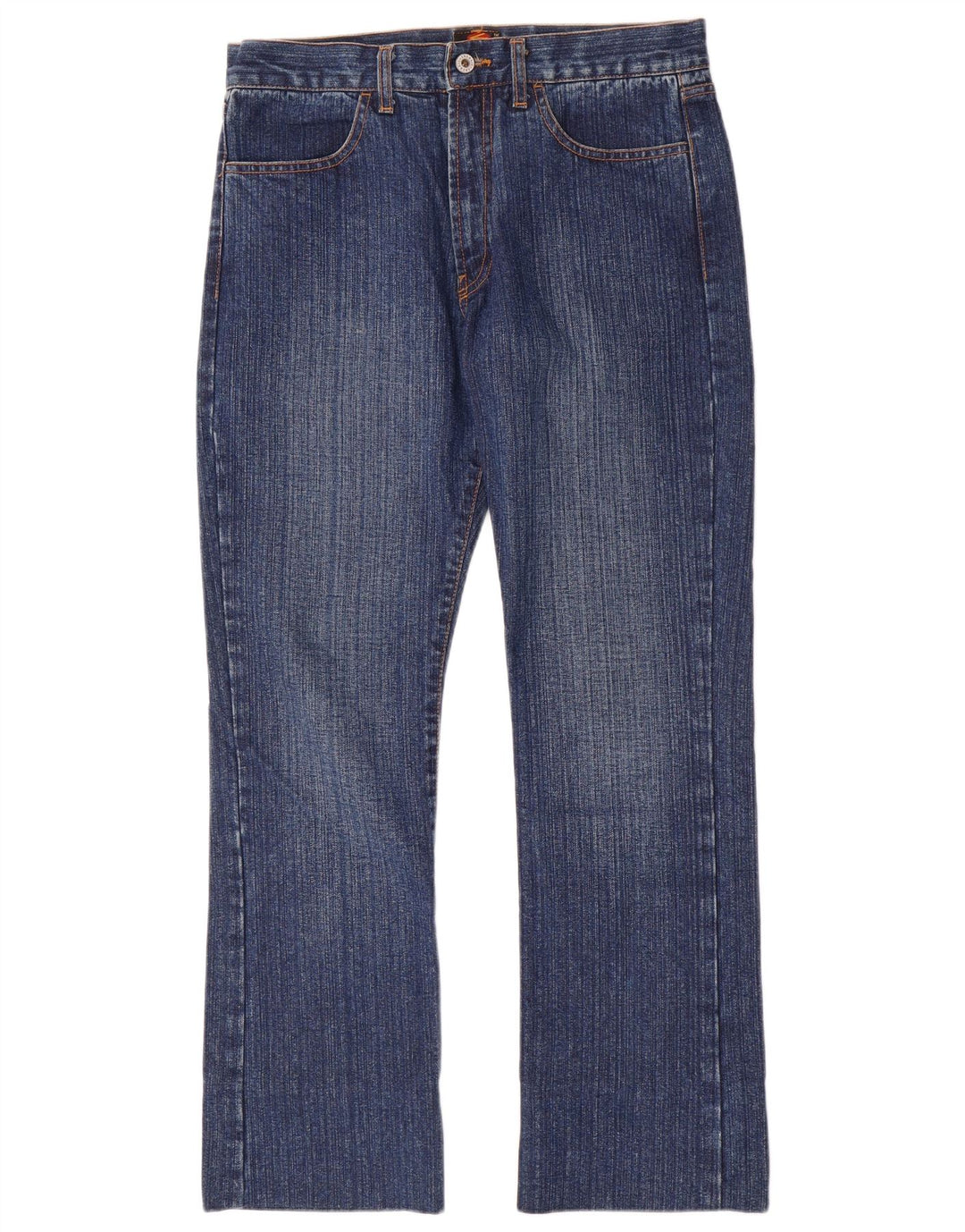 ENERGIE Damen Straight Jeans W33 L30 Blaue Baumwolle