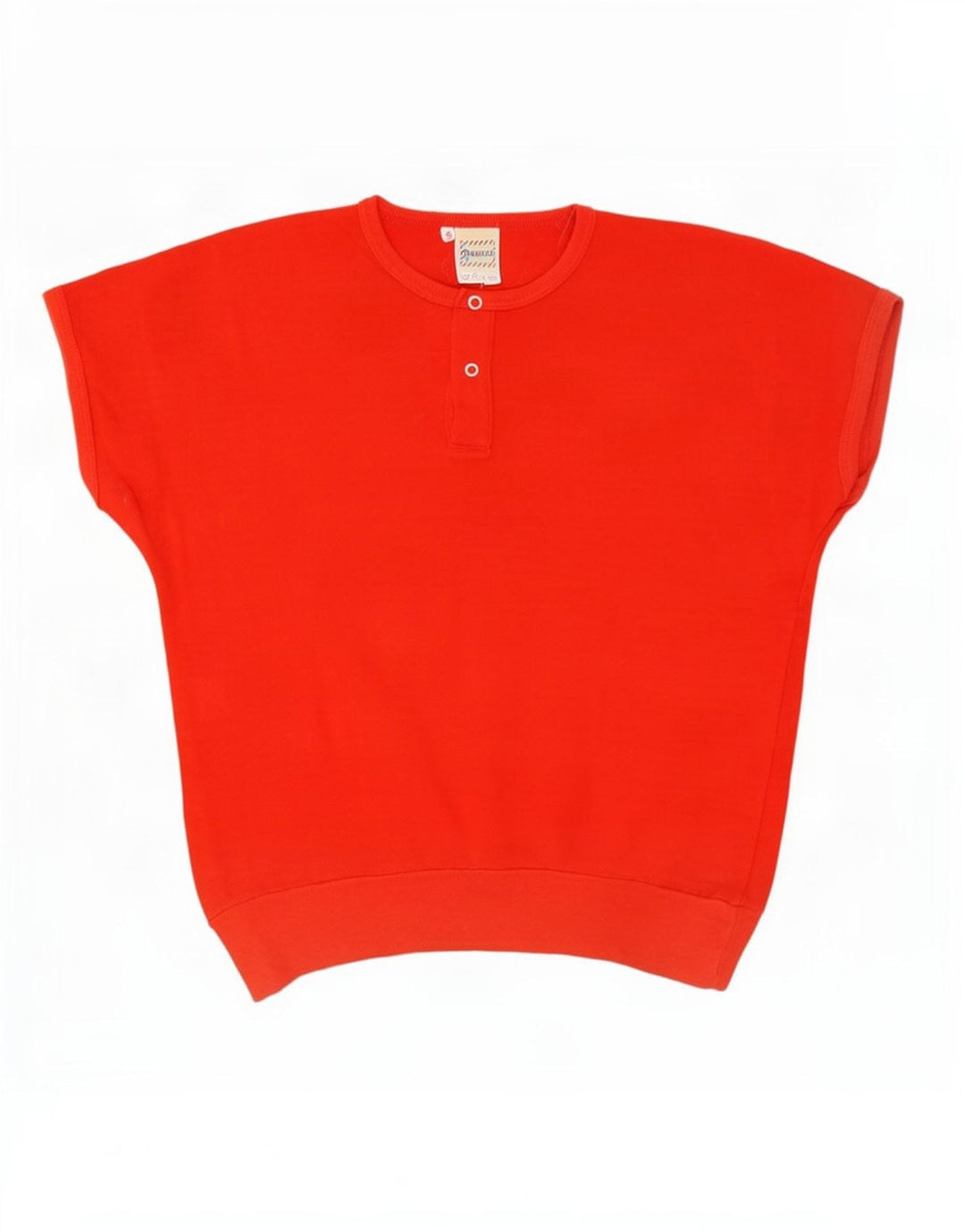 Fiorucci Damen T-Shirt Top UK 10 Small Rot Baumwolle