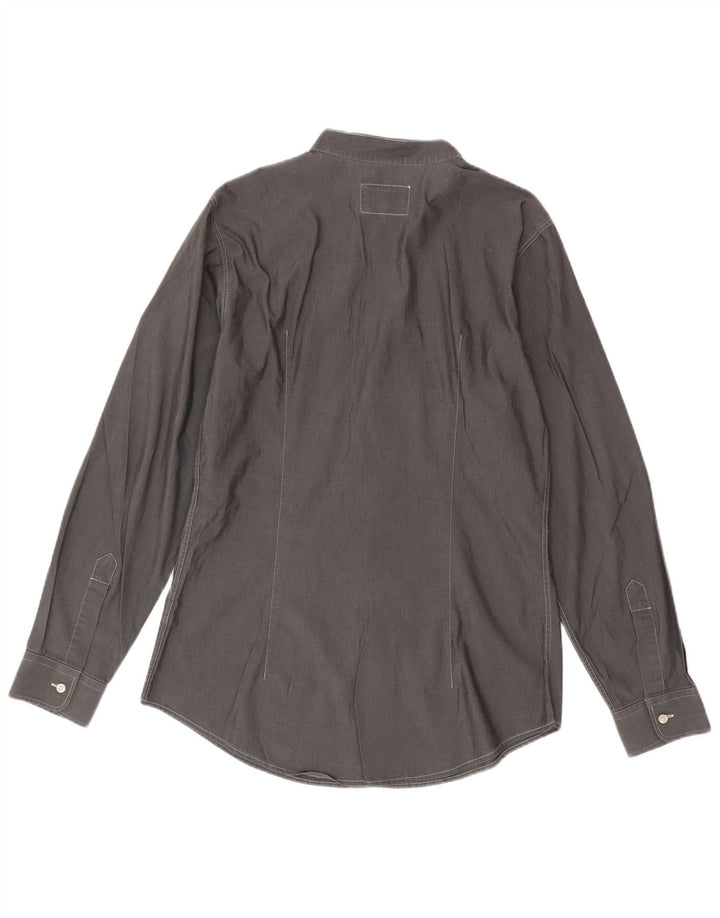 Armani Jeans Herrenhemd Large Grau