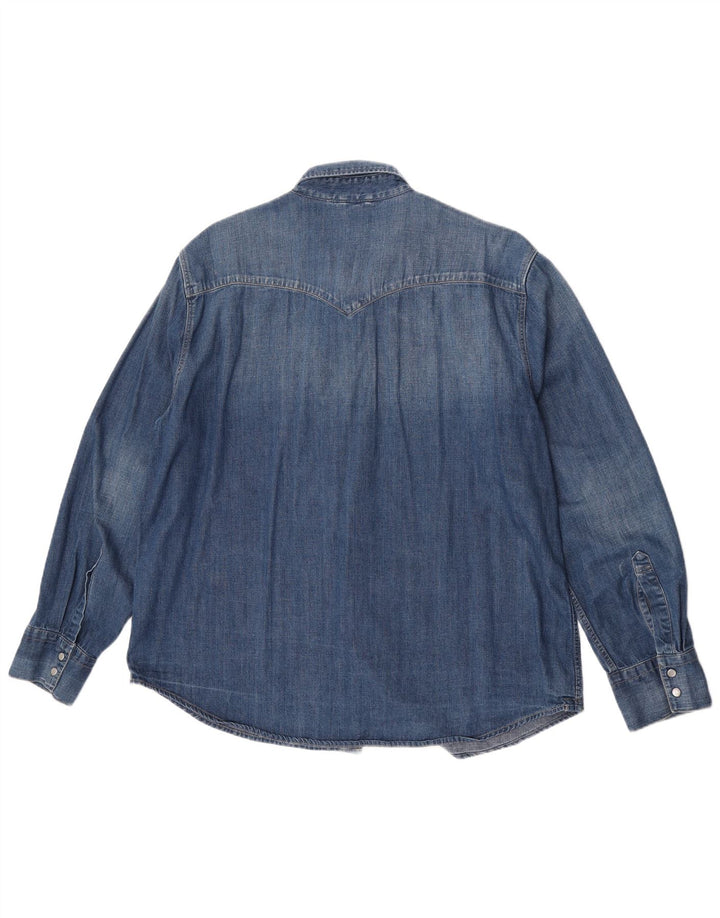 Levi's Herren-Jeanshemd 2XL aus blauer Baumwolle