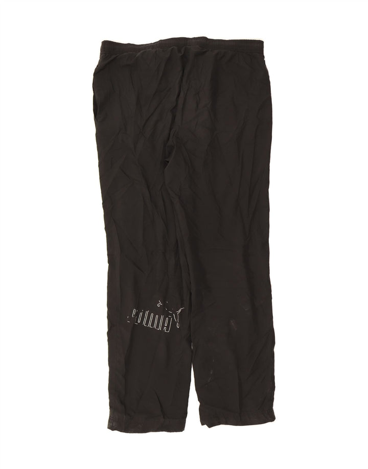 PUMA Mens Graphic Tracksuit Trousers Large  Black Vintage Puma and Second-Hand Puma from Messina Hembry 
