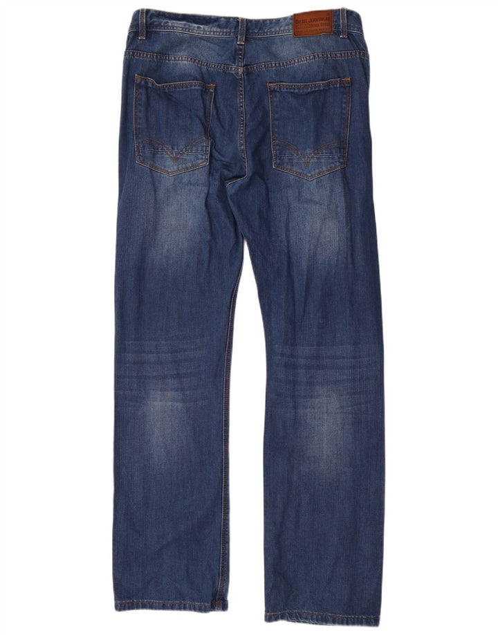 Diesel Herren Dexter Bootcut Jeans W36 L34 Blaue Baumwolle