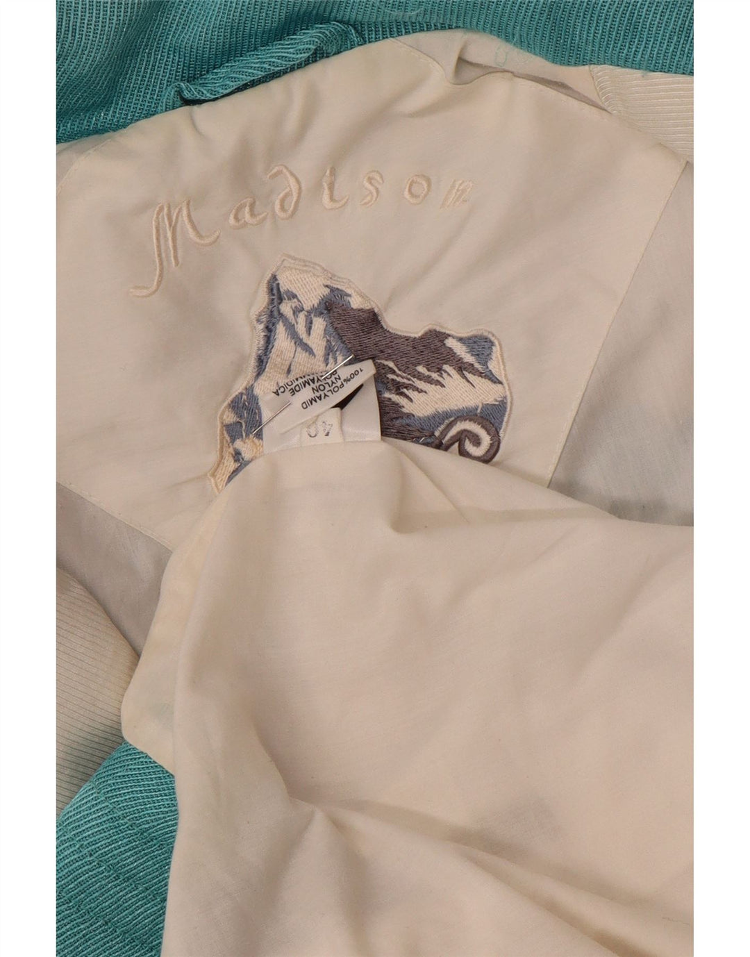 Madison Damen-Trainingsanzug-Oberjacke, EU 40, Mittelweiß, Farbblock
