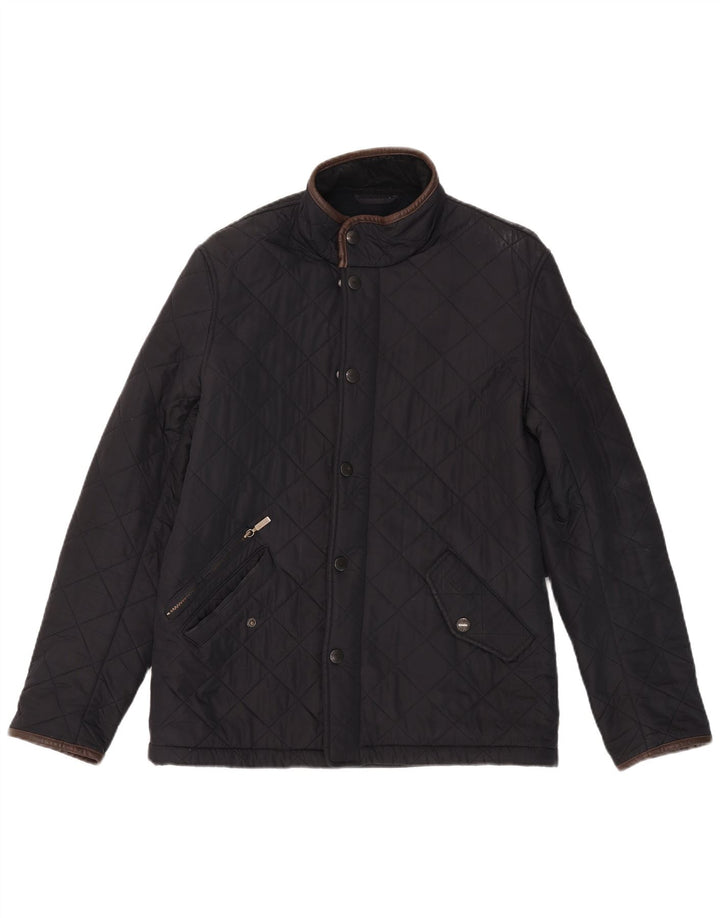 Barbour Herren Steppjacke UK 36 Small Marineblau