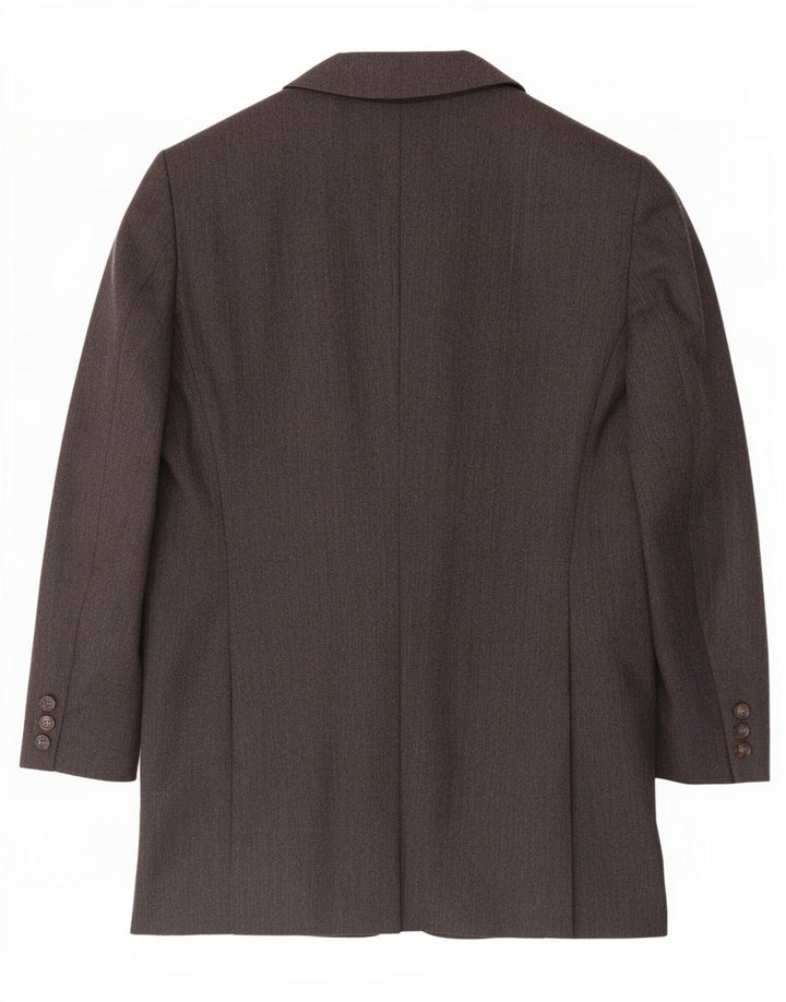 Marella Damen-Blazerjacke mit 4 Knöpfen, UK 12, mittelgraue Wolle