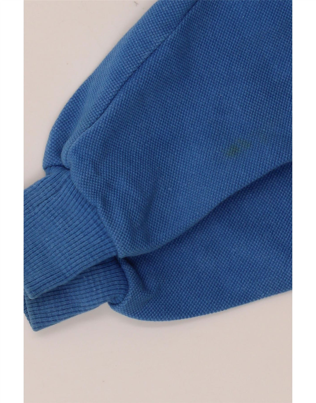 C & A Herren-Sweatshirt mit Reißverschluss am Hals, Größe 48/50, mittelblaue Baumwolle