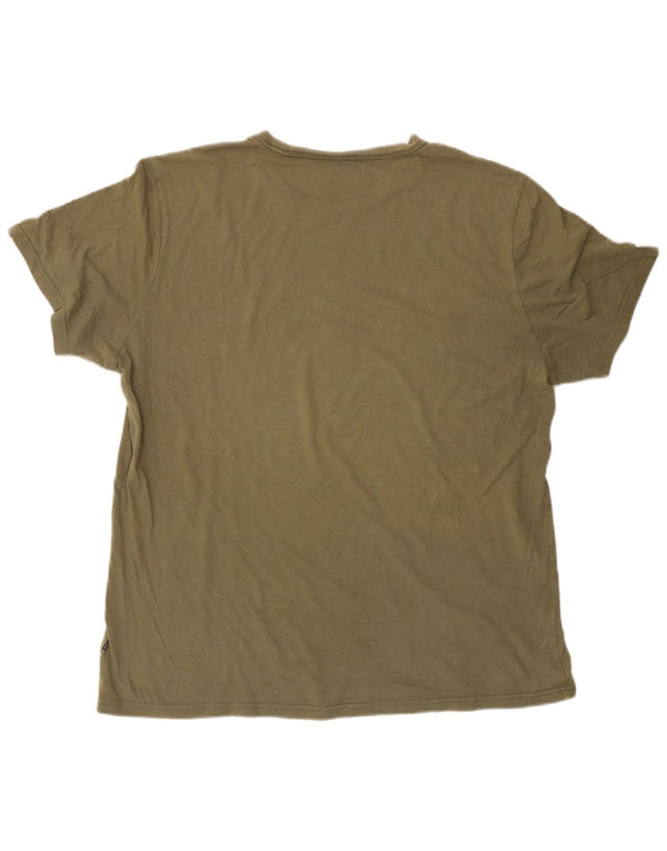 Converse Mens Graphic T-Shirt Top XL Khaki