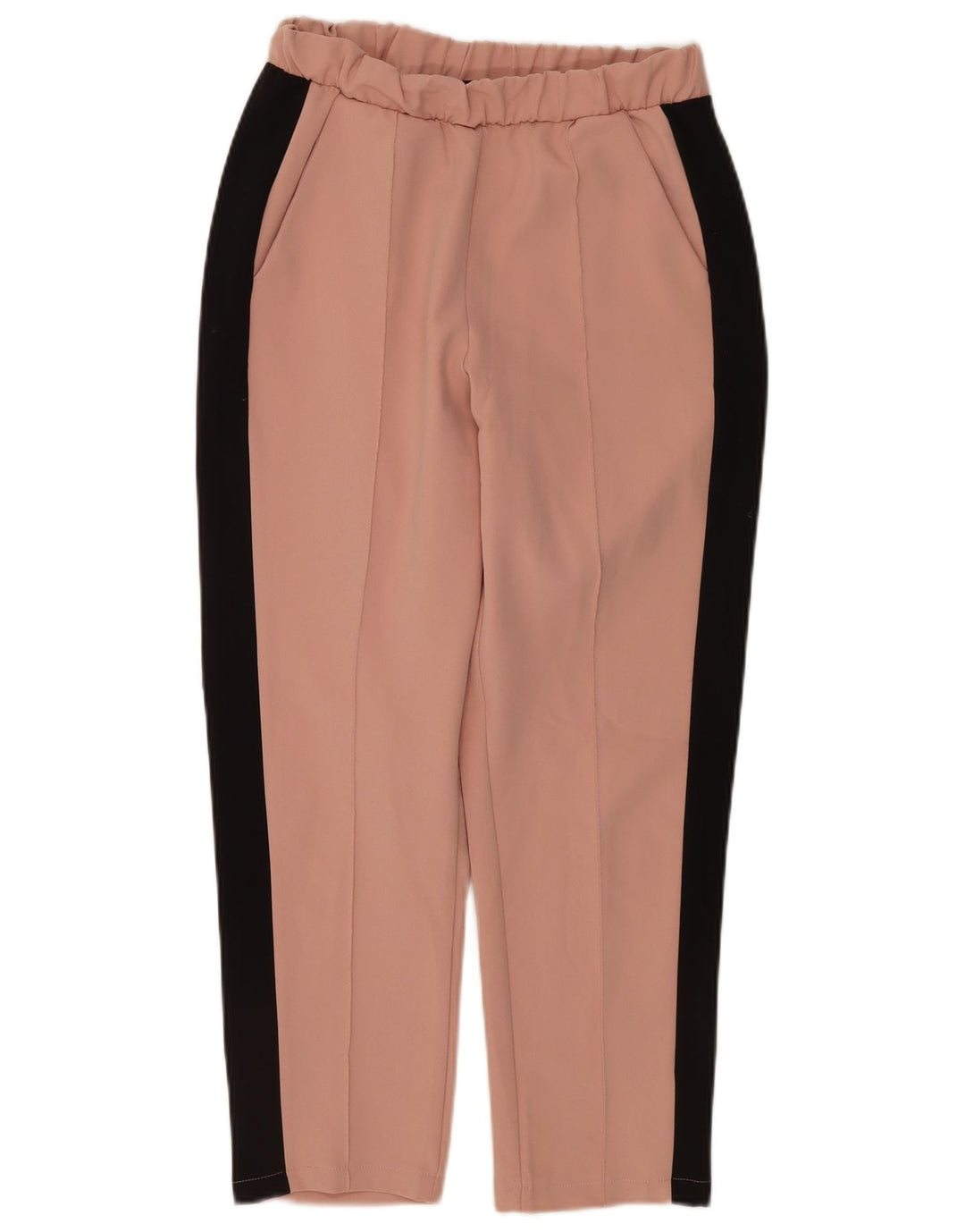 Gerade Chino-Hose für Damen von ZARA, Größe S, W26, L25, Rosa, Farbblock