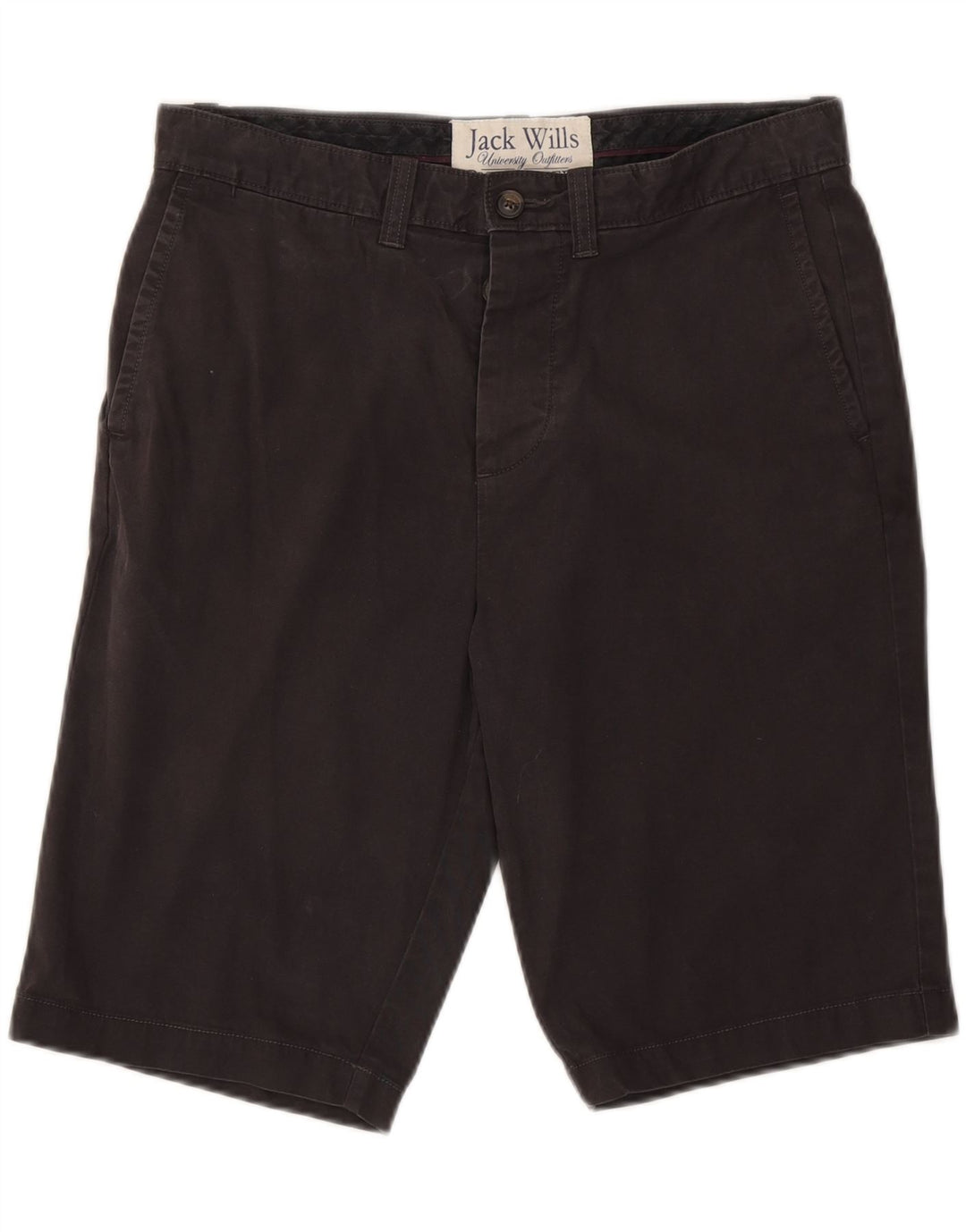 JACK WILLS Herren Chinoshorts W32 Mittelgrau
