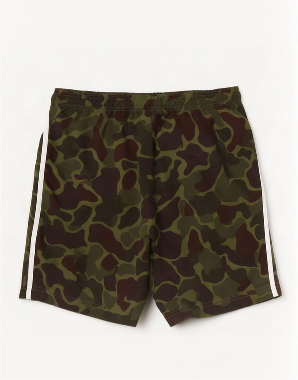 Adidas Mens Sport Shorts Medium Khaki Camouflage Polyester