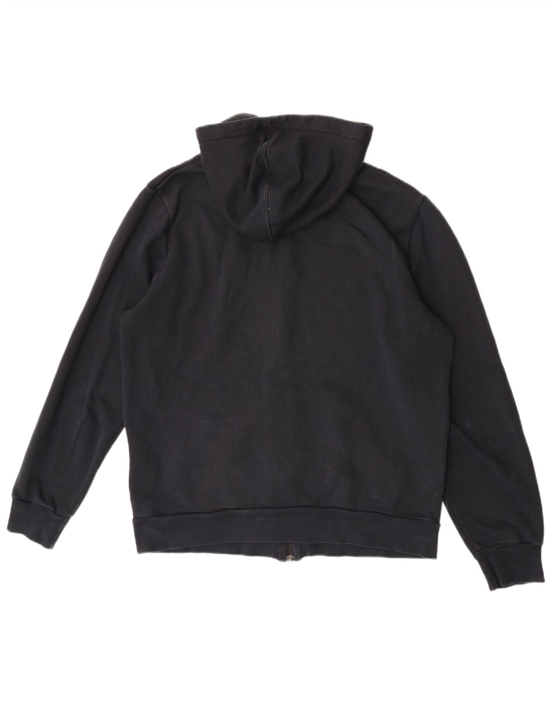 Puma Herren-Kapuzenpullover mit Reißverschluss, mittelschwarz, Baumwolle
