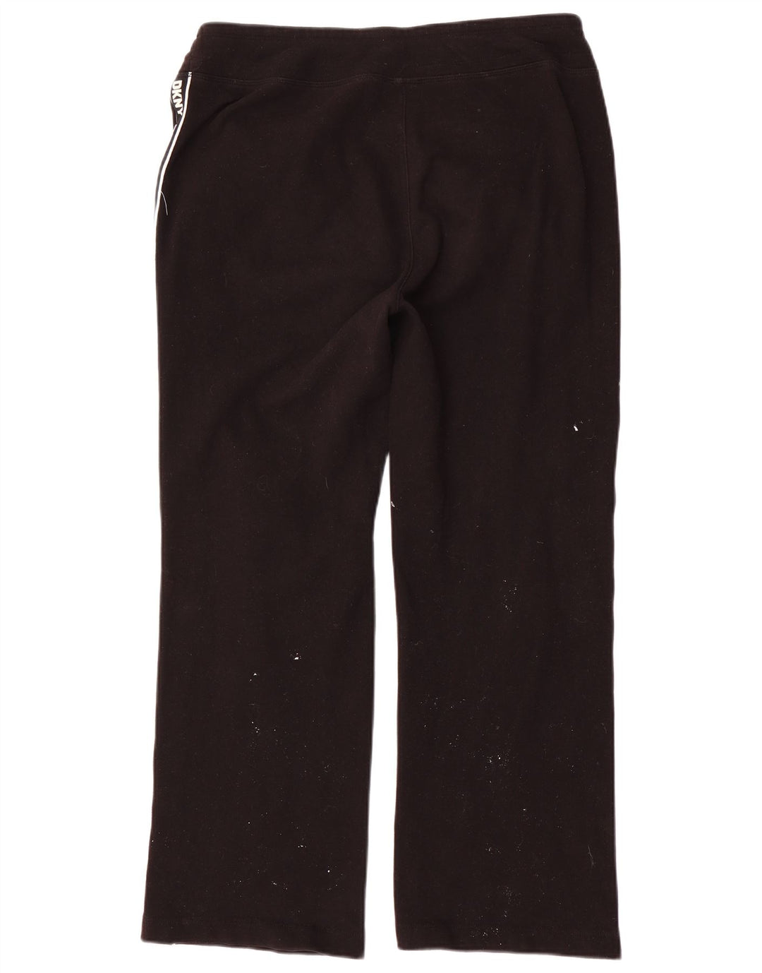 Dkny Womens Graphic Trainingshose UK 14 Mittelschwarze Baumwolle