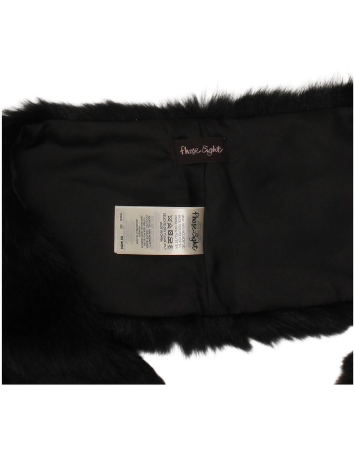 Phase Eight Damen Kunstfell-Stola-Schal, Einheitsgröße, Schwarz, Polyester, Winter