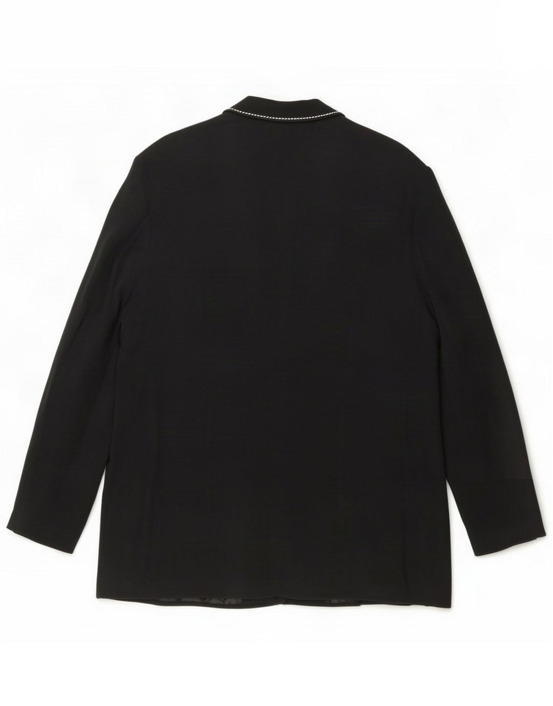 Marks & Spencer Damen-Blazerjacke mit 3 Knöpfen, UK 22 3XL, schwarze Viskose