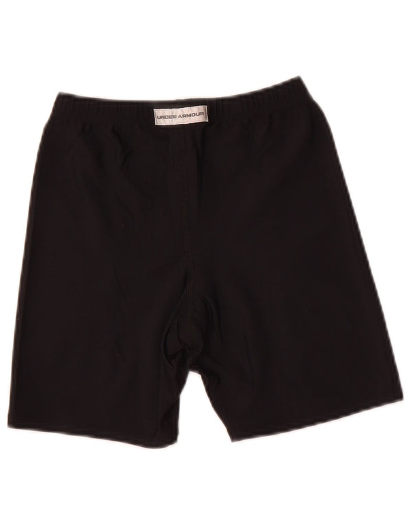 Under Armour Mädchen-Sportshorts, 7–8 Jahre, Größe S, schwarzes Nylon