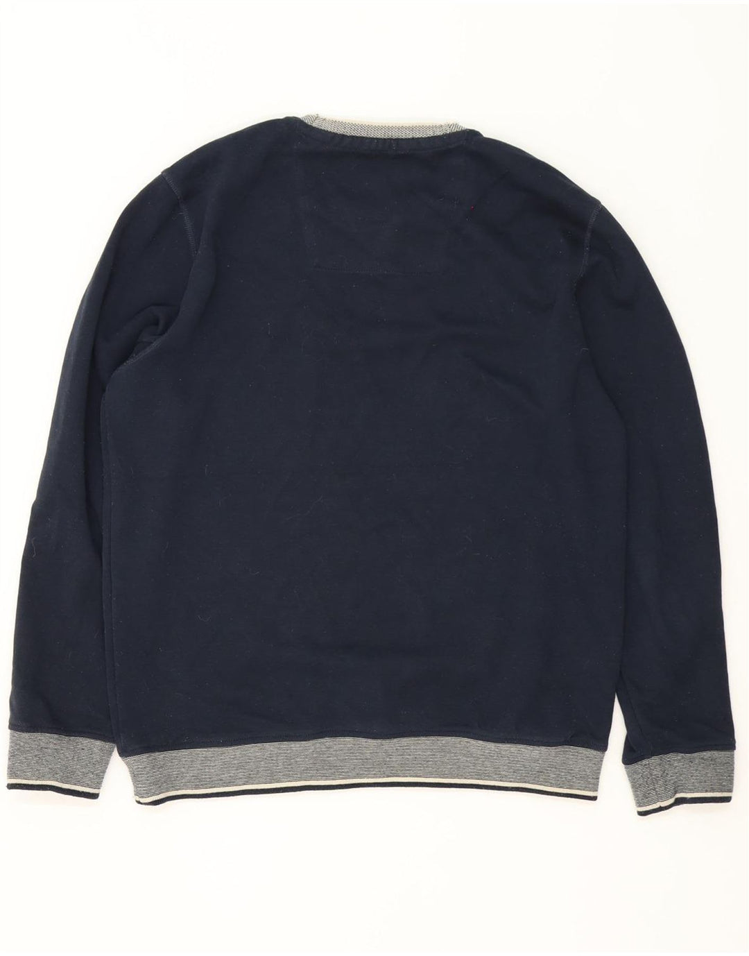Crew Clothing Herren-Sweatshirt, groß, Marineblau, Farbblock-Polyester
