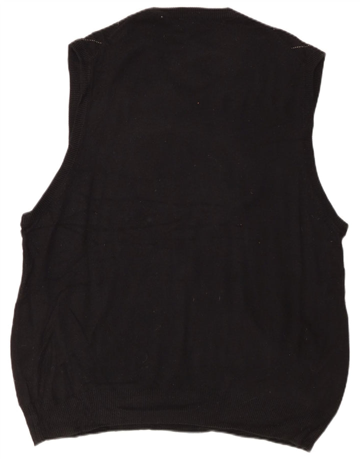 DOCKERS Herren-Tanktop, groß, schwarz, Argyle/Diamant-Acryl