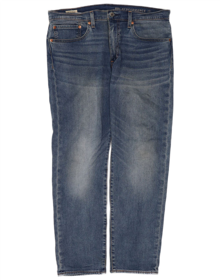 Levi's Herren 502 Straight Jeans W34 L30 Blaue Baumwolle