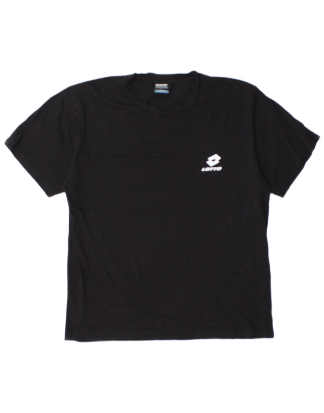 Lotto Herren T-Shirt Top Large Schwarz Baumwolle