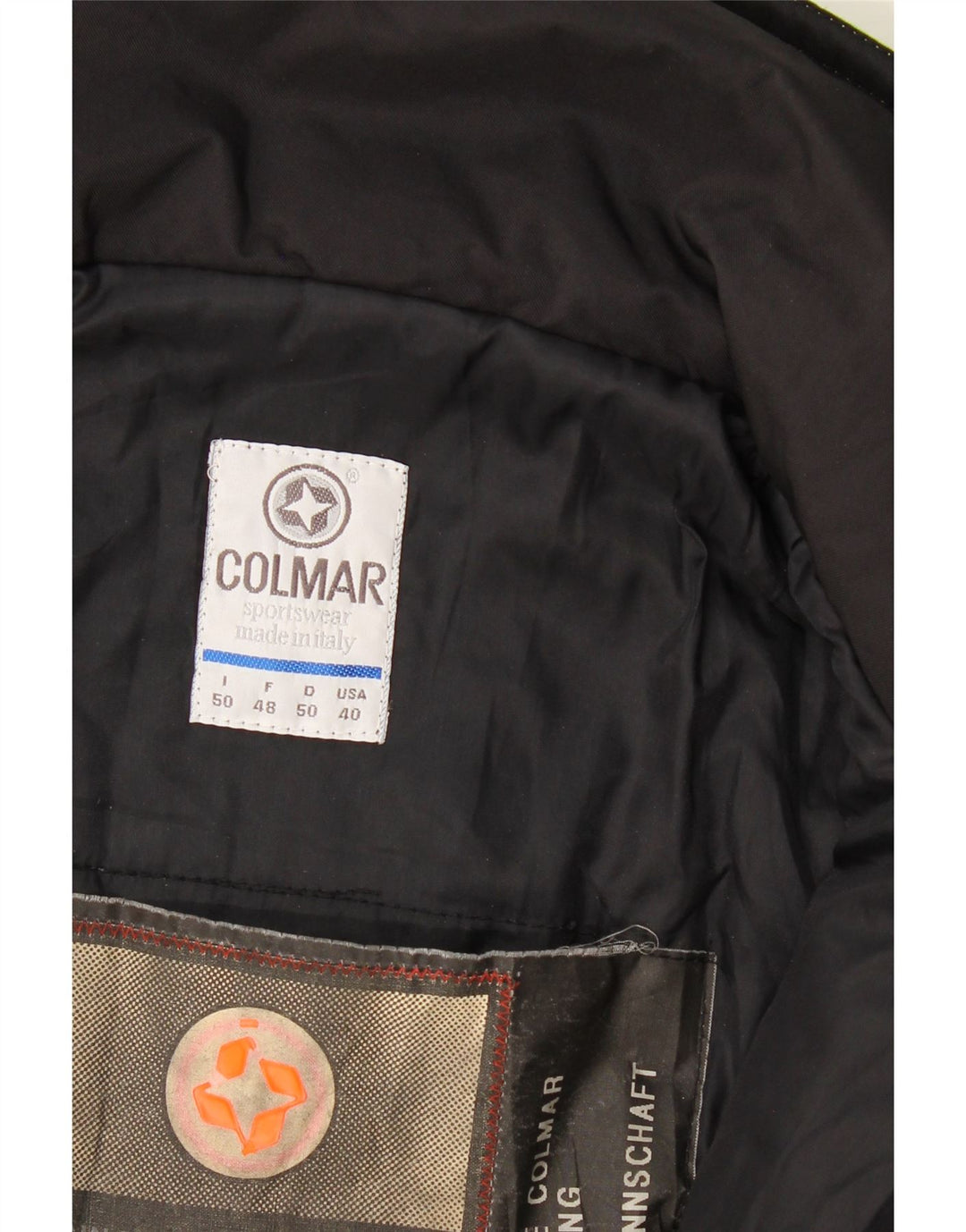 Colmar Herren-Skioverall mit lockerer Passform, IT 50, mittelblaues Colourblock-Polyamid