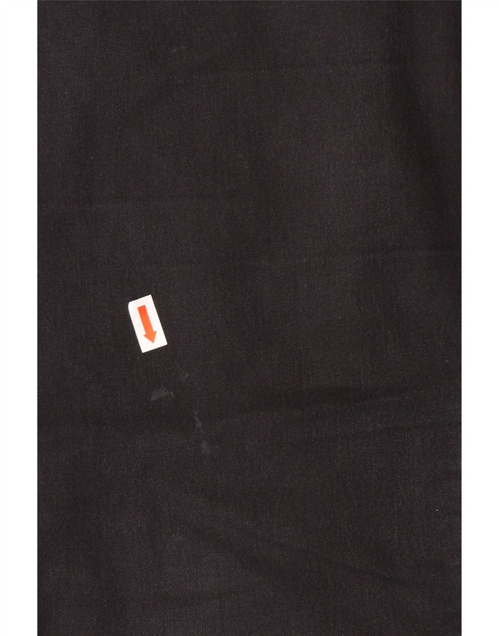 ARMANI Damen Tapered Jeans W29 L27 Schwarze Baumwolle