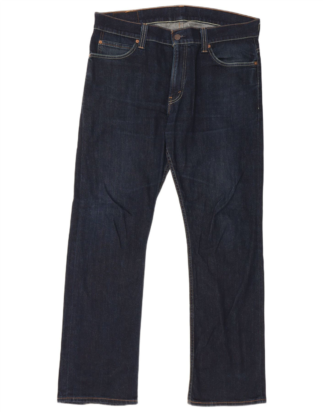Levi's Herren 506 Straight Jeans W38 L32 Marineblau Baumwolle