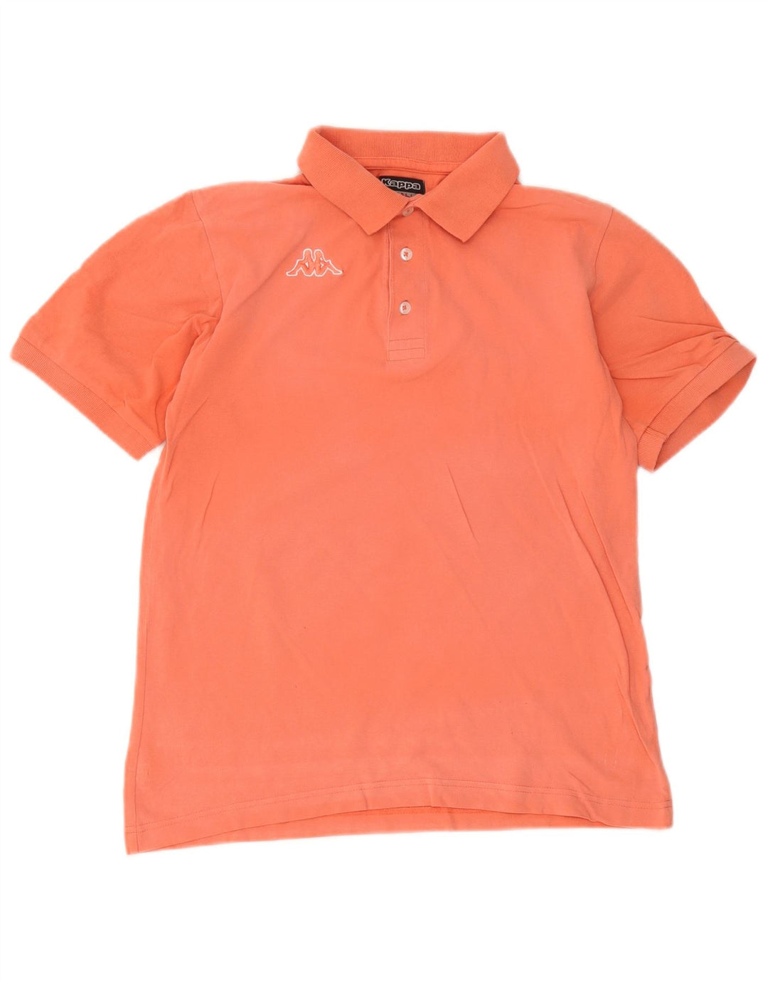 Kappa Herren Poloshirt Small Orange Baumwolle