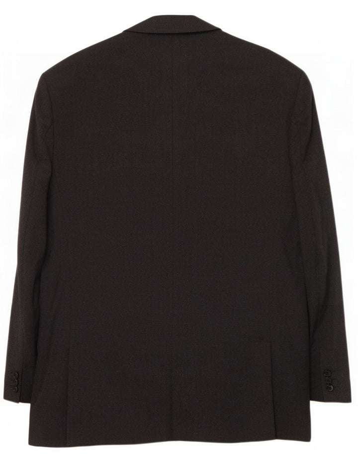 Marks & Spencer Herren-Blazer mit 2 Knöpfen, Gr. 42, groß, graue Schurwolle