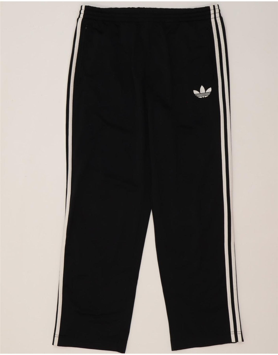 Adidas Herren-Trainingshose, groß, aus schwarzem Polyester