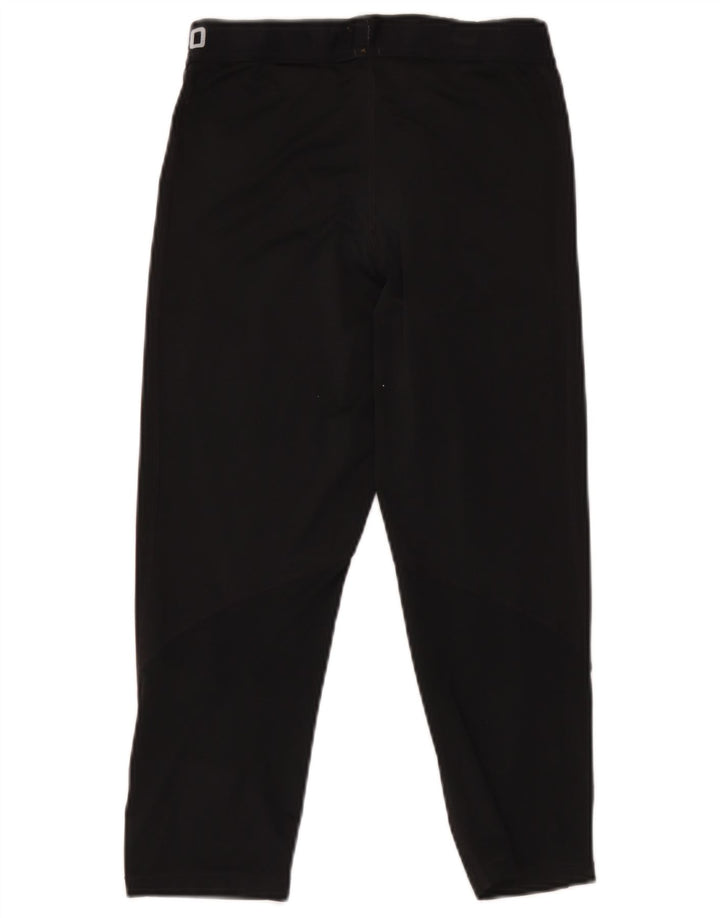 Nike Damen Capri-Trainingshose mit Grafik, UK 12, Mittelschwarz, Polyester