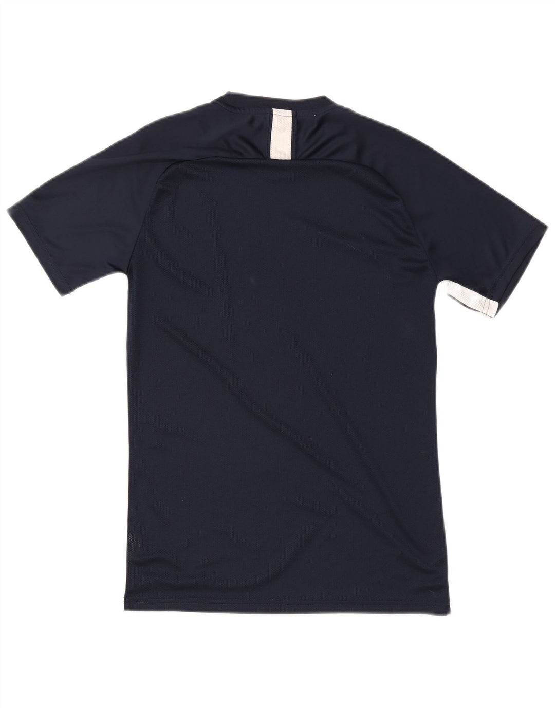 Nike Herren Dri Fit T-Shirt-Oberteil Mittelgroßes marineblaues Farbblock-Polyester