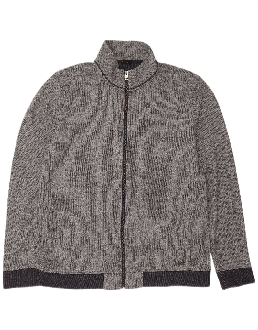 Hugo Boss Herren-Trainingsanzug, Top-Jacke, 3XL, Marineblau, Baumwolle