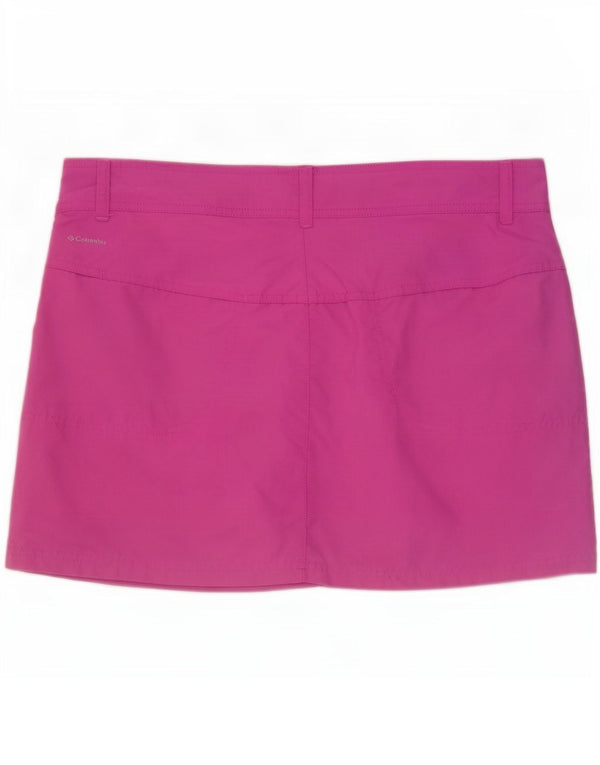 Columbia Damen Omni-Shade Skort US 10 Large Pink Nylon