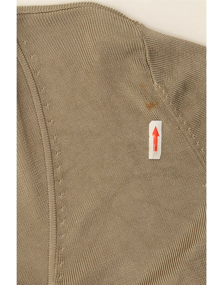 Oui Damen-Cardigan-Pullover UK 12 Medium Khaki Viskose