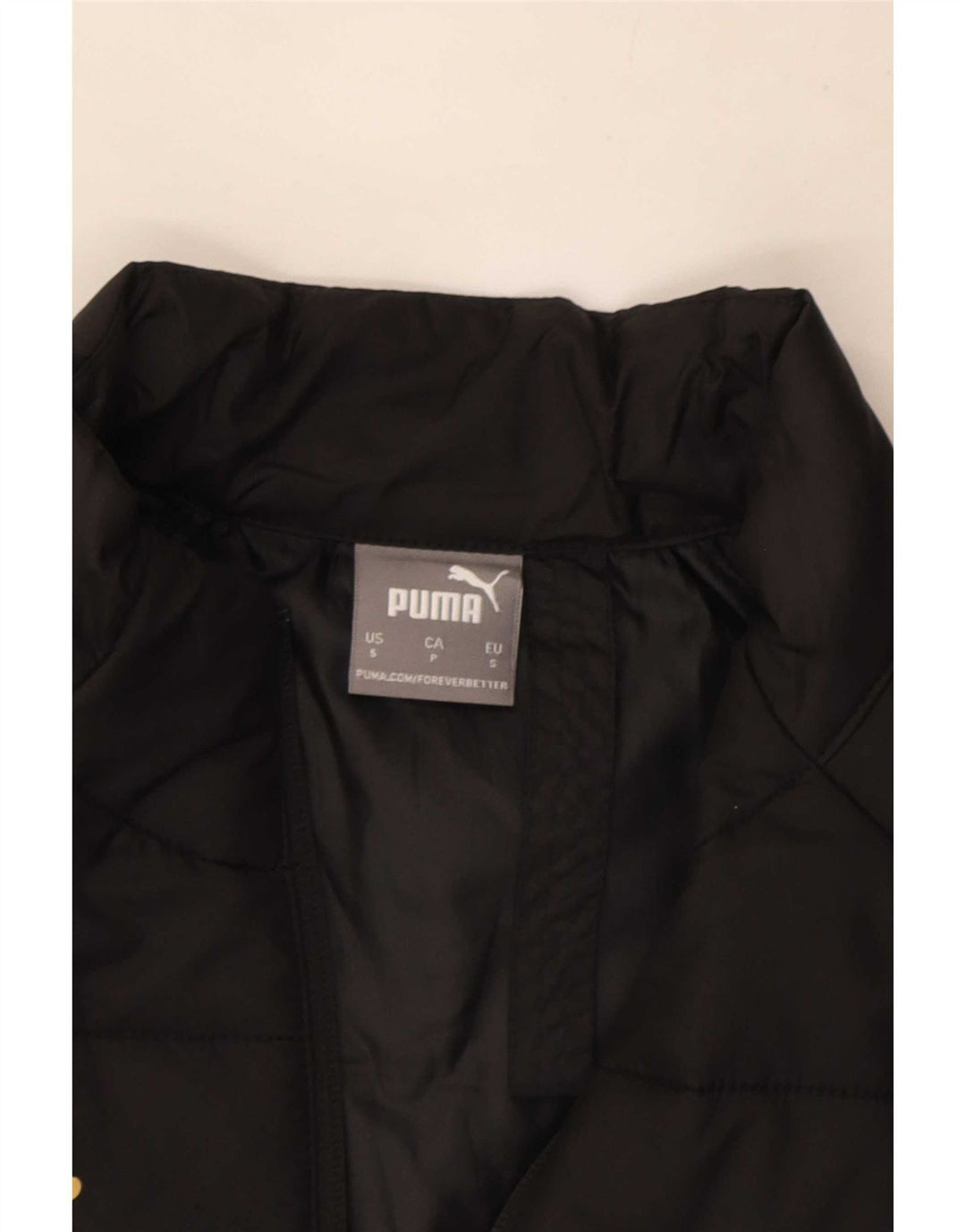 Puma Herren gepolsterte Weste UK 36 Small Schwarz Polyester