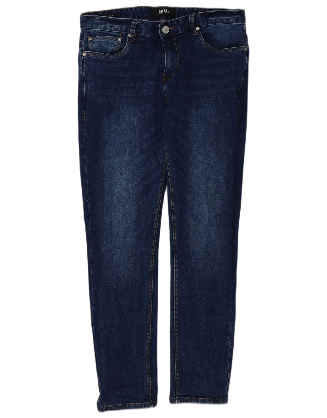 Diesel Herren Slim Jeans W32 L30 Blaue Baumwolle