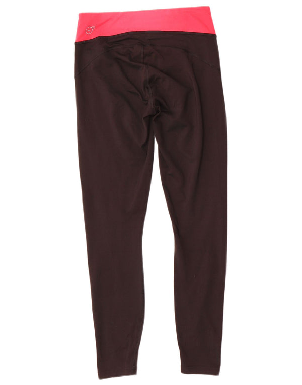 Puma Damen Leggings UK 8 Small Schwarz Colourblock