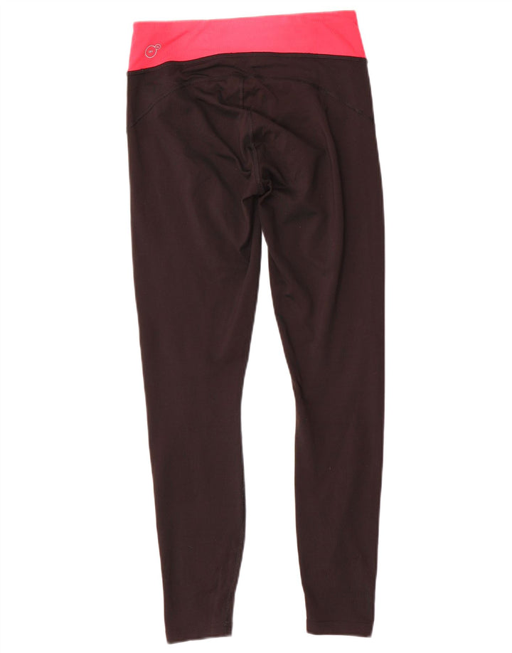 Puma Damen Leggings UK 8 Small Schwarz Colourblock