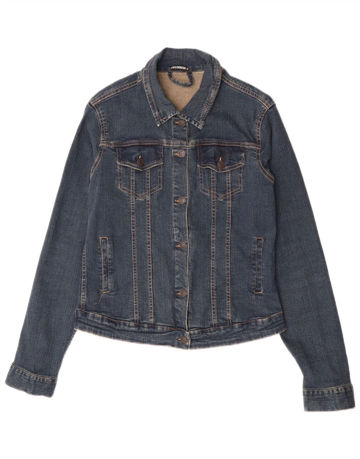 Rainbow Seattle Jeansjacke für Mädchen, 13–14 Jahre, 2XL, blaue Baumwolle