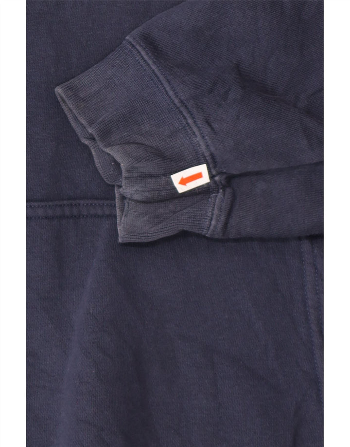 NIKE Herren-Kapuzenpullover, groß, marineblau, Baumwolle