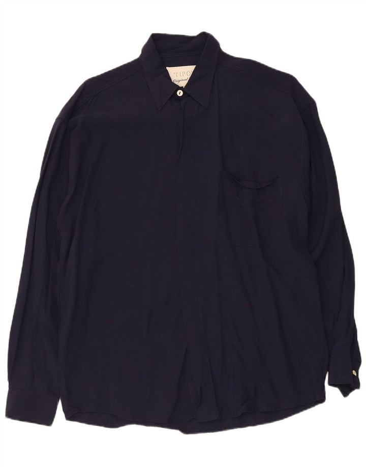 Tipo' S Herrenhemd Medium Marineblau