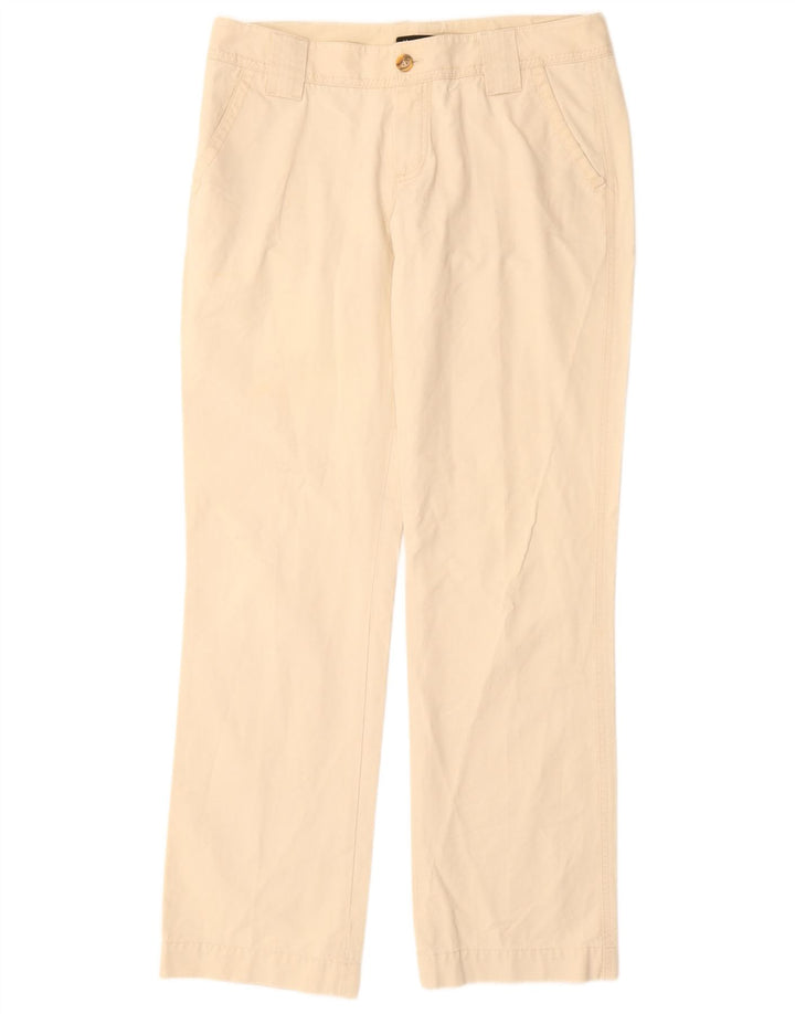 MASSIMO DUTTI Gerade Chino-Hose für Damen, EU 42, Größe L, W32, L33, Beige