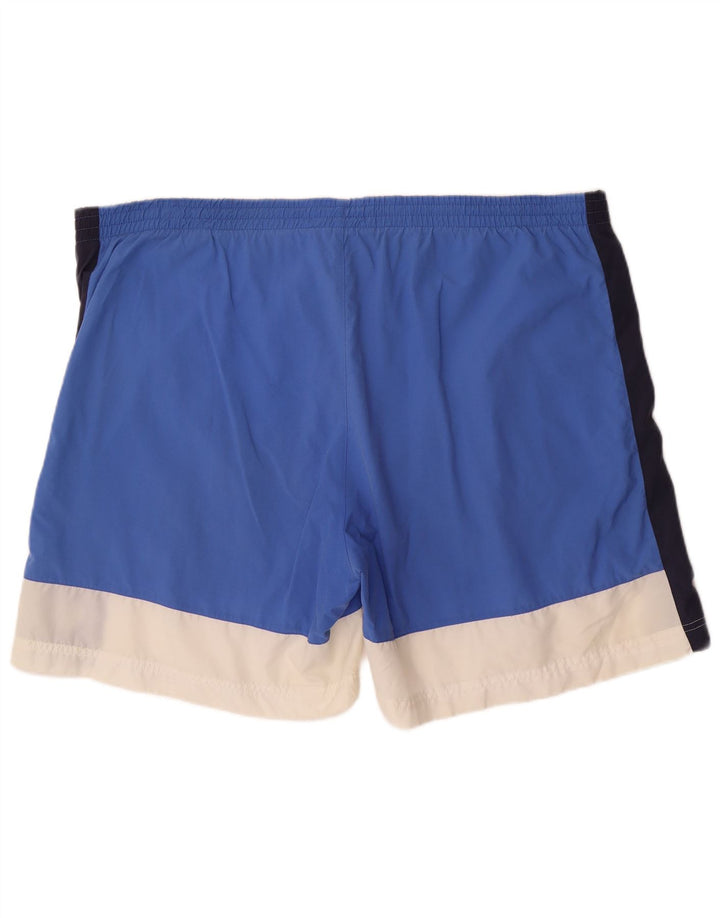 Nike Herren-Sportshorts 2XL Blaues Colourblock-Nylon