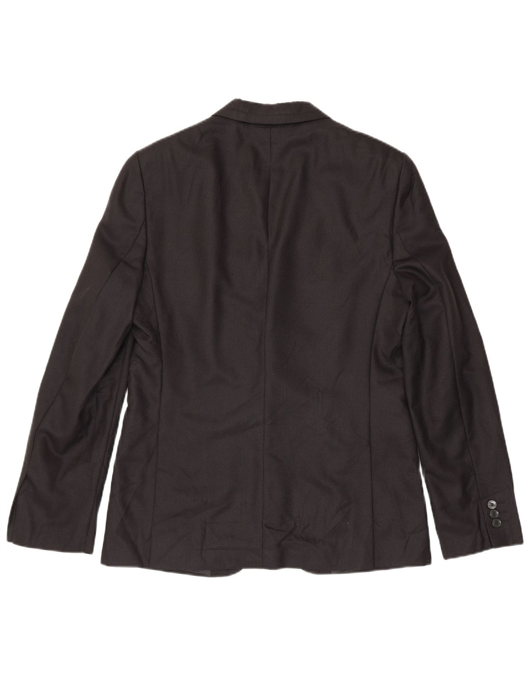 Zara Herren-Blazer mit 2 Knöpfen, EU 50, mittelschwarz, Nadelstreifen