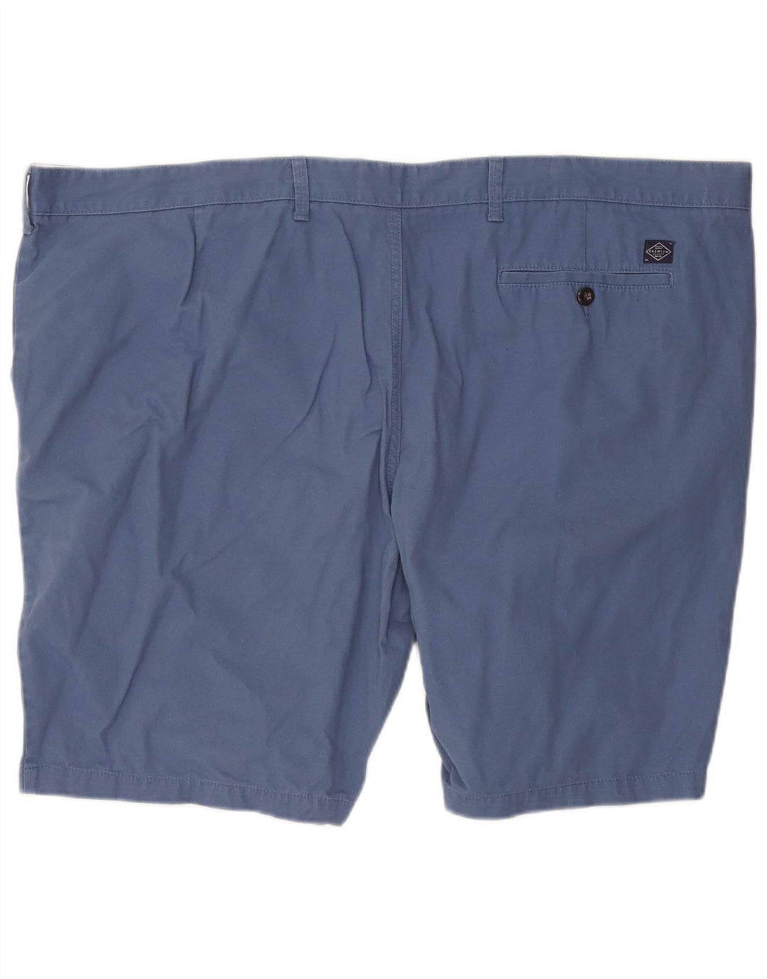 Marks & Spencer Herren Chinoshorts W48 4XL Blaue Baumwolle