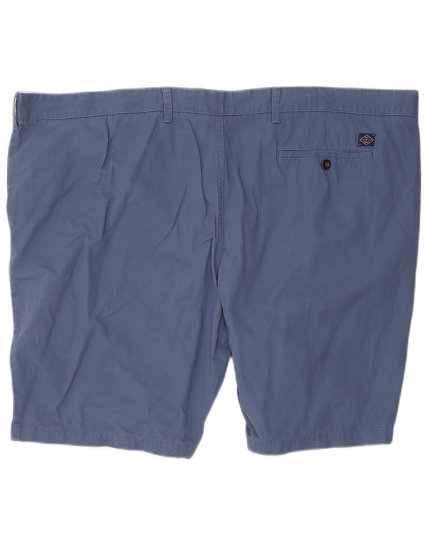 Marks & Spencer Herren Chinoshorts W48 4XL Blaue Baumwolle