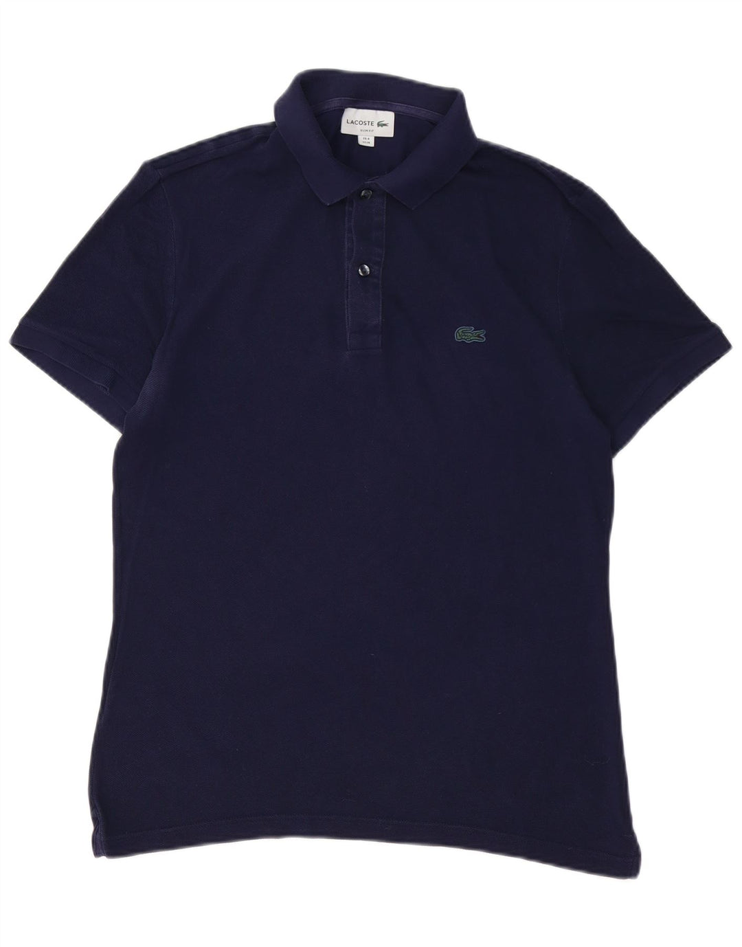 LACOSTE Slim-Fit-Poloshirt für Herren, Größe 4, mittelgroß, marineblau, Baumwolle