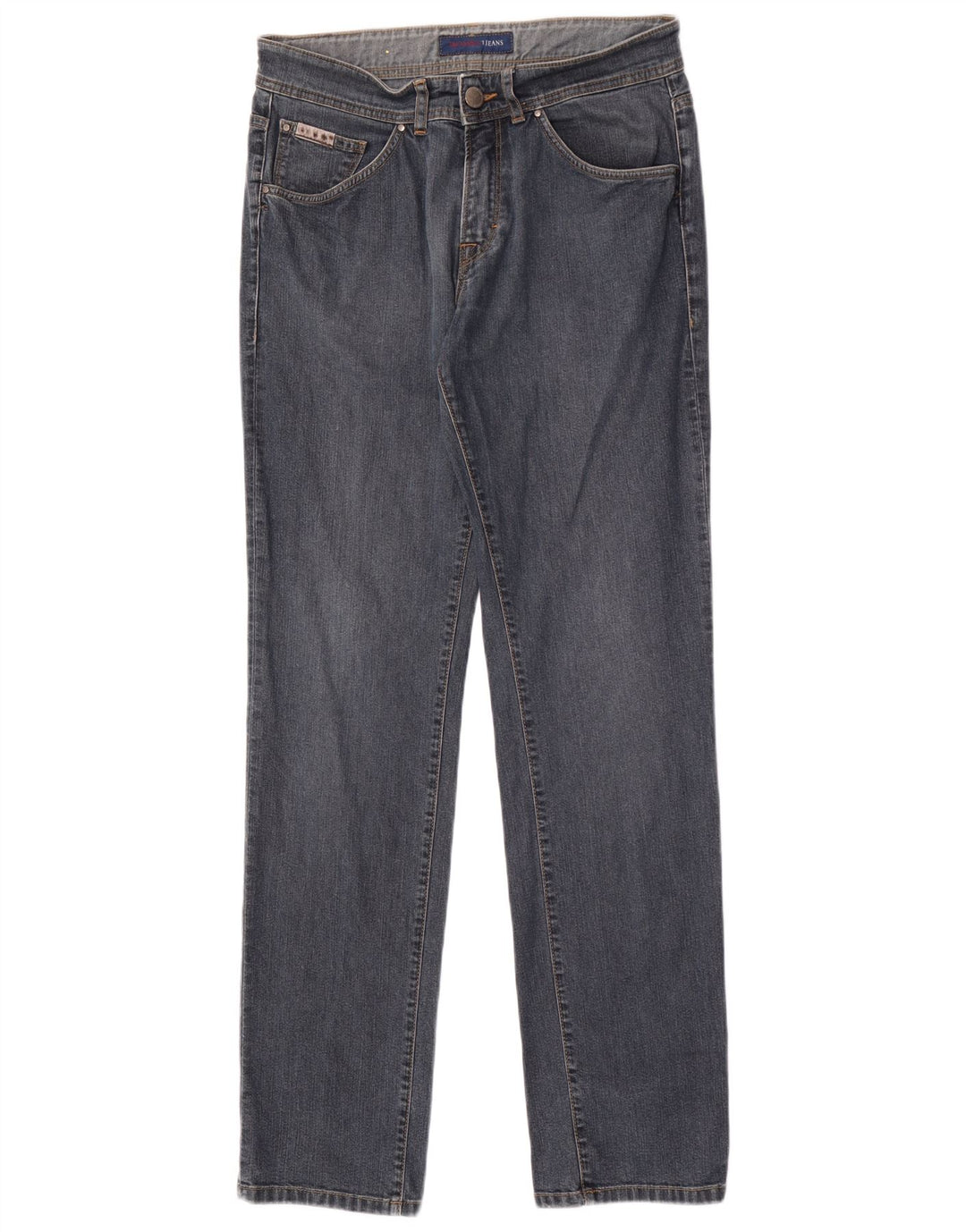 Trussardi Herren Straight Jeans W32 L34 Blau