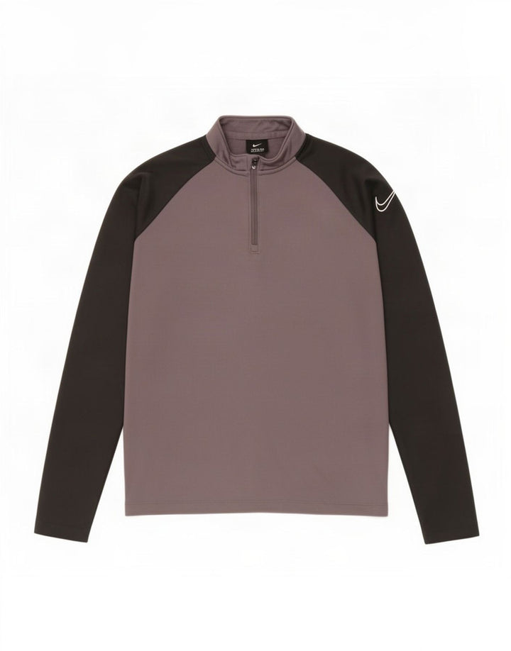 Nike Dri Fit Graphic Pullover-Trainingsanzug für Jungen, 12–13 Jahre, Größe L, Grau