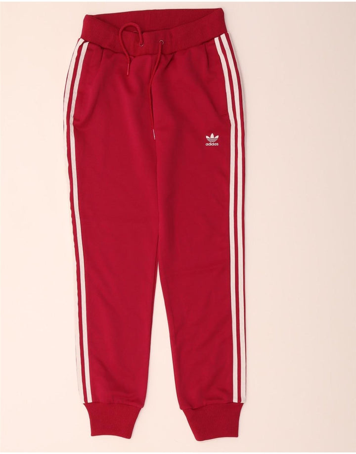 Adidas Damen Trainingshose Jogger IT 42 Small Rot Polyester